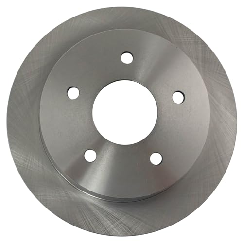 Image of TRQ Rear Semi Metallic Brake Pad and Rotor Set | For 97-05 Chevrolet Blazer 4WD 99-01 AWD 03-05 RWD with 95 mm Rear Rotor Overall Height 98-04 S10