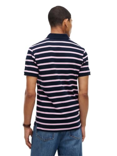 Image of Tommy Hilfiger Men's Short Sleeve Polo Shirts in Slim Fit with Stretch and Organic Pique Cotton