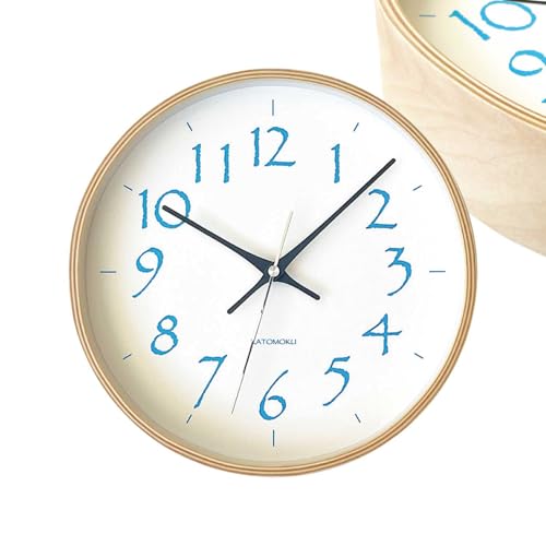 KATOMOKU plywood clock 20 Cgu[ km-119LBRC |v Abj a25.2cm (dgv)