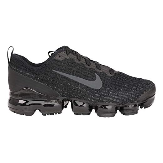 Nike Män Air Vapormax Flyknit 3 (Gs) friidrott sko, Svart antracit vit metalliskt silver - 40 EU