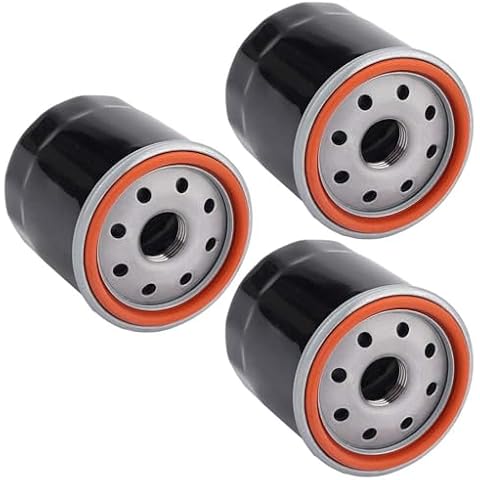 Anzac Kawasaki 49065-2071 Oil Filter for Kawasaki 49065-0724 49065-7010 49065-2062 49065-2078 49065-2084 4 Stroke Engine FH721V FH601V FH641V FH661V FH680V 3Pack Cover