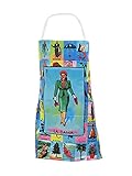 Leos Imports Authentic Mexican Loteria Apron for Adults | Unisex Adjustable Cooking Apron Made in Mexico (La Dama)