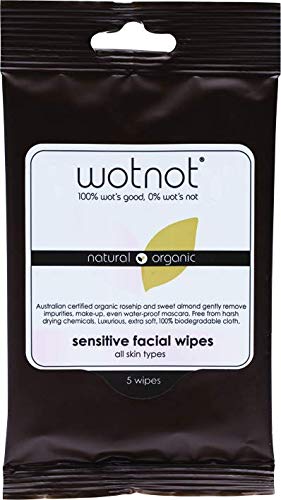 Wotnot Naturals Facial Wipes, 10 travel 5 pks (50 total wipes)