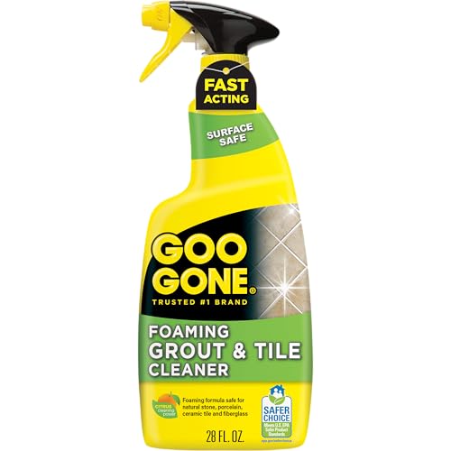 Goo Gone Grout & Tile Cleaner - 28 Ounce - Removes Tough Stains Dirt Caused By Mold Mildew Soap Scum...