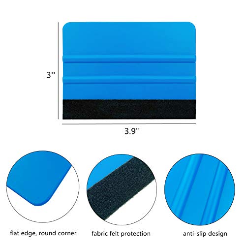 Ccyanzi Wallpaper Paste Kit, Wallpaper Hand Tools, Includes 5Inch Scraper, Seam Roller, Smoothing Squeegee, Scissors, Craft Knife, 9Mm Blades #TOP1