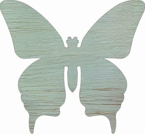 Butterfly Wooden 10" Craft Shape, Unfinished Wall Cutout