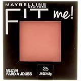 Maybelline Fit Me Blush, 25 Pink, 0.16 oz (Pack of 2)