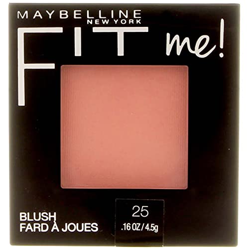 Maybelline Fit Me Blush, 25 Pink, 0.16 oz (Pack of 2)