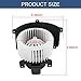 JDMSPEED Heater Blower Motor & Cage Front Replacement for Audi Q7 2007-2015, Replacement for Volkswagen VW Touareg 2004-2010 Replaces 7L0820021Q 7L0820021H 7L0820021L 4L1820021B HVAC Blower Motor