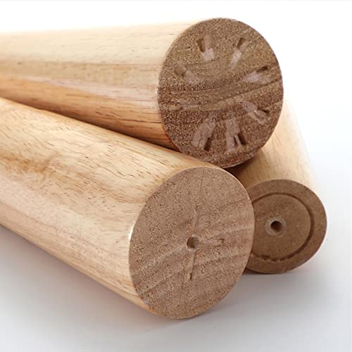 Patas de madera maciza de 6cm para elevar sofás y armarios con total estabilidad 4