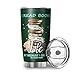 YJUHG Kubek do czytania książek o pojemności 20 oz z pokrywką, kubek do kawy ze stali nierdzewnej, kubek termiczny do wielokrotnego użytku, prezent dla kobiet, mężczyzn, biały, 600 ml