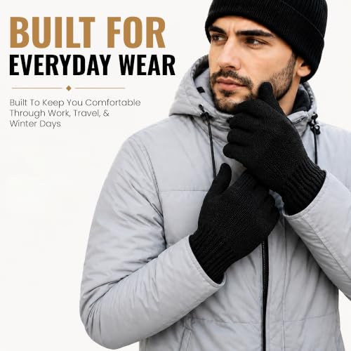 Image of Wholesale Bulk Winter Magic Gloves Warm Brushed Interior, Stretchy Assorted Mens Womens