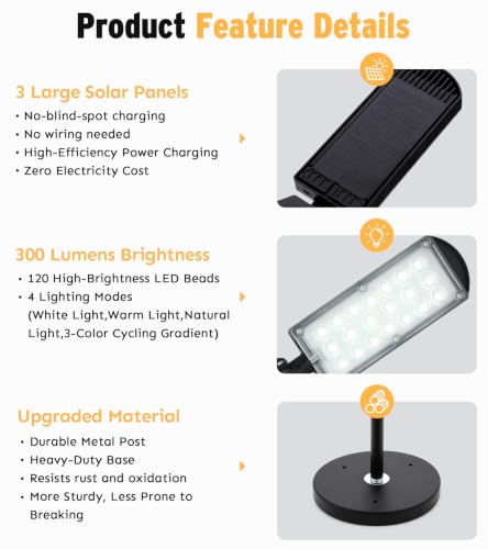 Solar Lamp Post Light DROPS TO - image 4