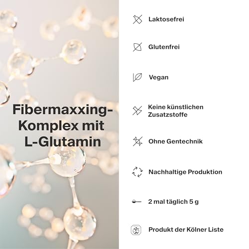 PROTECT – 300 g (30 Portionen), hochdosiert: 8g L-Glutamin + 2g Ballaststoffe aus Baobab Fruchtfleisch | Unterstützt Darmgesundheit & Verdauung | 99%+ Reinheit, vegan & ohne Zusatzstoffe