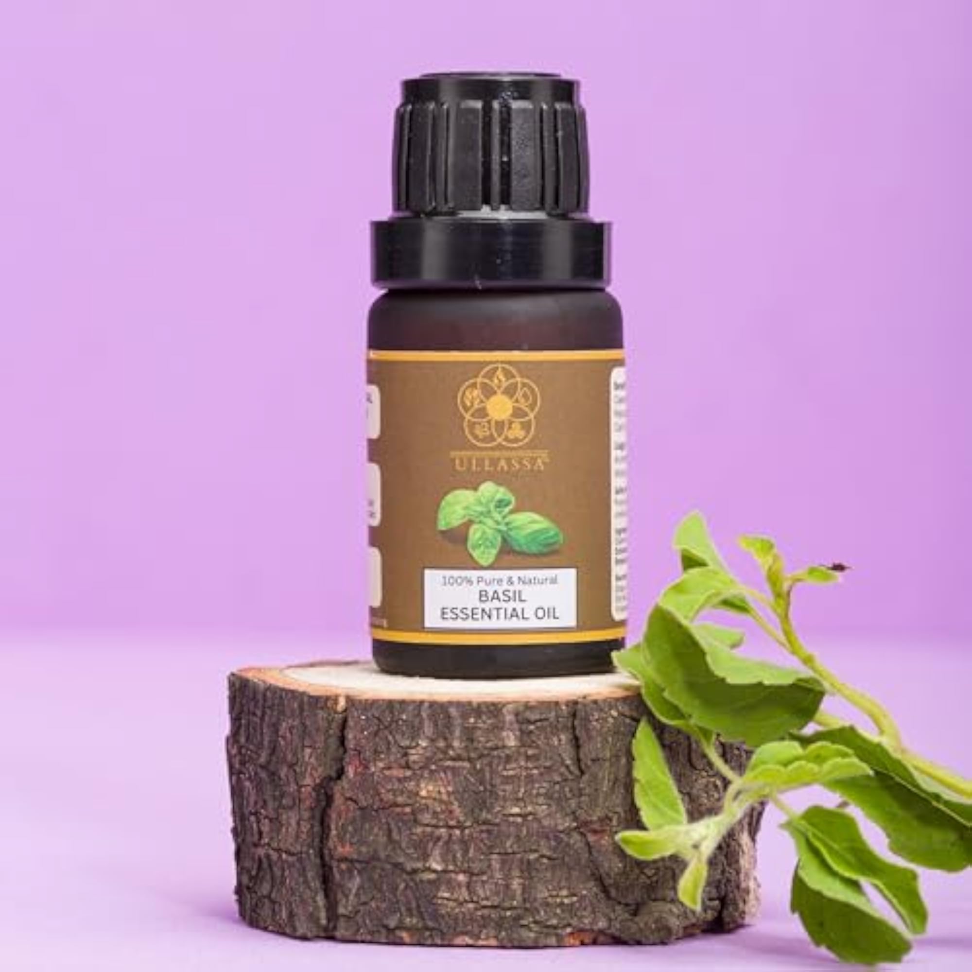 ULLASSA Basil Essential Skin Cleanser, 100% Pure Natural