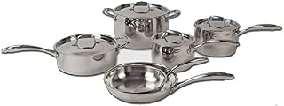 Lenox L-12360 L-12360 Cookware Set, 10 Piece, Stainless Steel