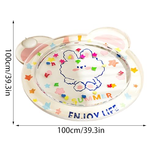 Tapis d'eau sensoriel pour bébé et centre d'activité d'éveil - 5