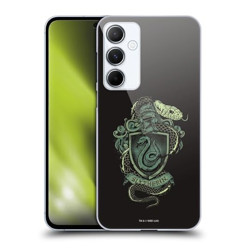 Head Case Designs Officially Licensed Harry Potter Slytherin Deathly Hallows XIV Hard Back Case Compatible With Samsung Galaxy A55 5G