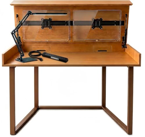 Transformer Table Desk + Lamp Included & Improved Cable Management