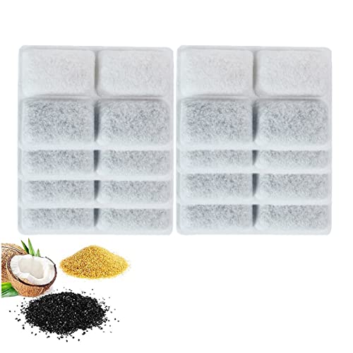 Filtros YXBQueen para fuente de agua para gatos, pack de 8
