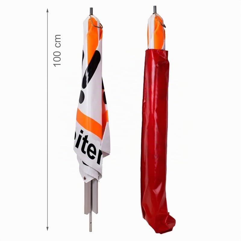 Warnpyramide/Faltsignal - Mäharbeiten/Baumpflege/Grünpflege - VZ101-Ausrufezeichen (1 - tagesleuchtend weiß, 70 cm leicht mit Mittelfuß)
