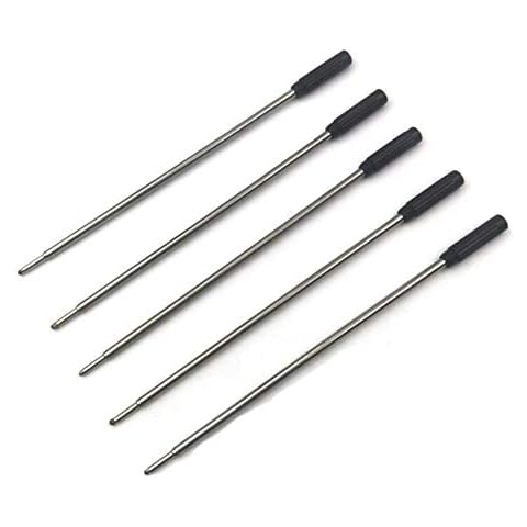 PLGEBR Black Ink Ballpoint Pen Refills Cover