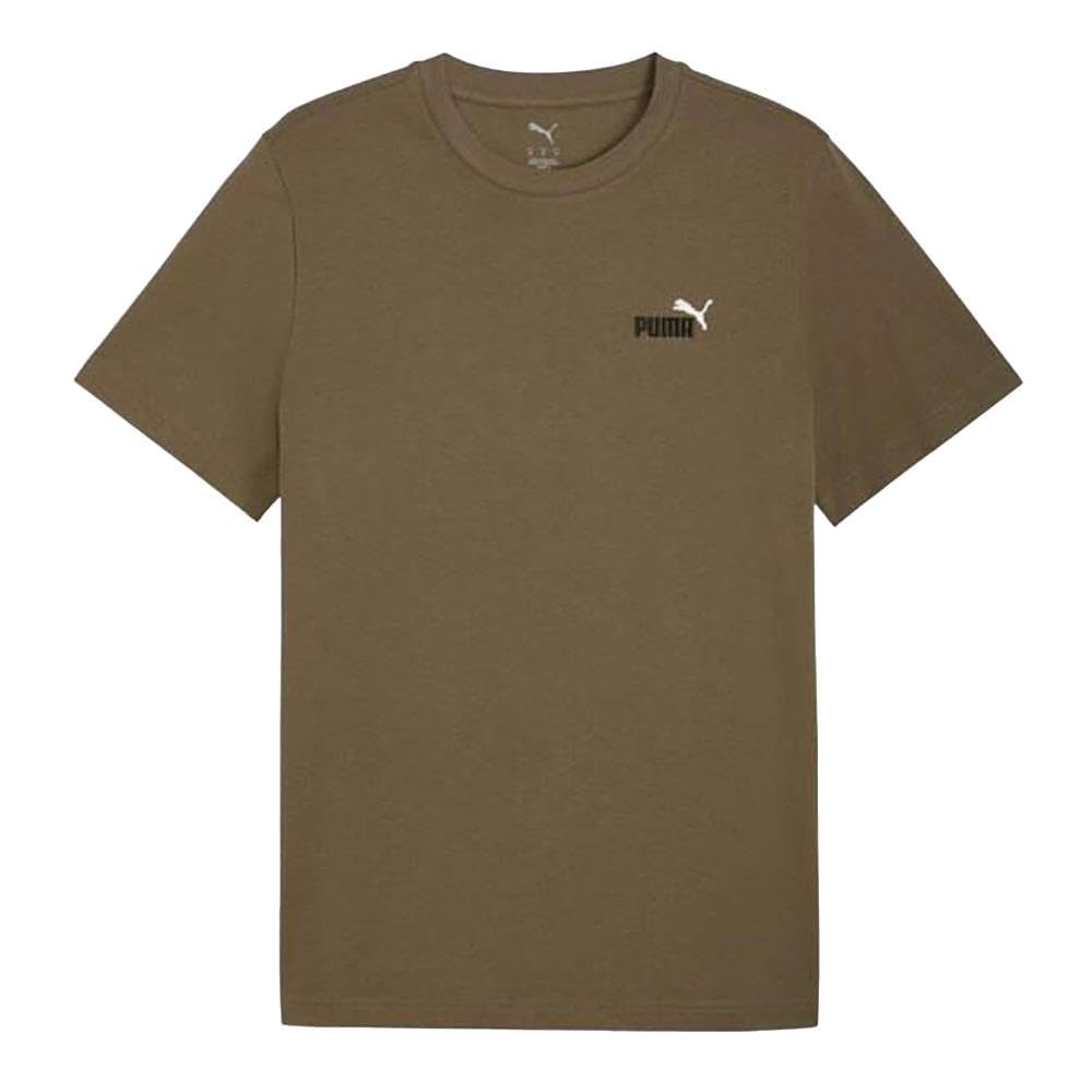 PUMA Ess 2 Colore Piccolo No. 1 Logo Tee Verde Loden