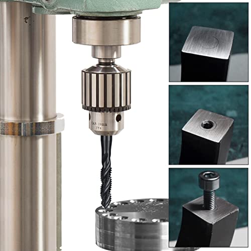 Yakamoz GY0572 7 Pcs Nitriding Coated Spiral Flute Tap Set Metric Thread Taps M3 M4 M5 M6 M8 M10 M12 Machine Screw Tap And Drill Tapping Threading Tool thumb #1