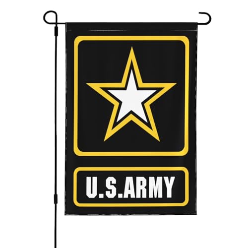 Army Garden Flag 12x18 Double Sided- United States Small Army Military Yard Flag Lawn Decoration Gift Outdoor House Decor