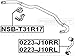 55619Jy00B - (Rear Left) Sway Bar Link (stabilizer link) For Renault - Febest