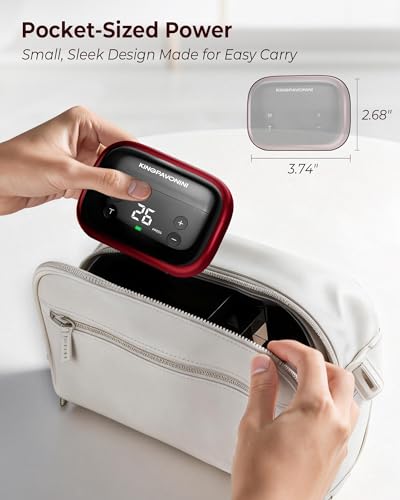 Image of Wireless TENS Unit Muscle Stimulator for Pain Relief Therapy, 2 Units Dual-Channel TENS Machine, 30 Intensities, Pocket-Sized TENS Device for Sciatica Back Pain, Charging Case, Model U13