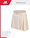New Balance Girls Active Skirt Set - 2 Piece Performance Short Sleeve T-Shirt and Athletic Skort for Girls (Sizes: 7-12), Size 7-8, Timberwolf Tan