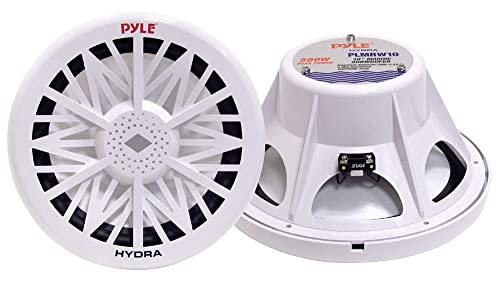 Image of Pyle Hydra Marine Amplifier and Subwoofer Bundle | Upgrade Your Boat Sound System