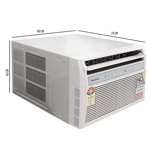 Image of Panasonic 1.5 Ton 5 Star Inverter Window AC (Copper Condenser, PM 0.1 Filter, Eco Mode, Powerful Mode, CW-XN185BGT, White)