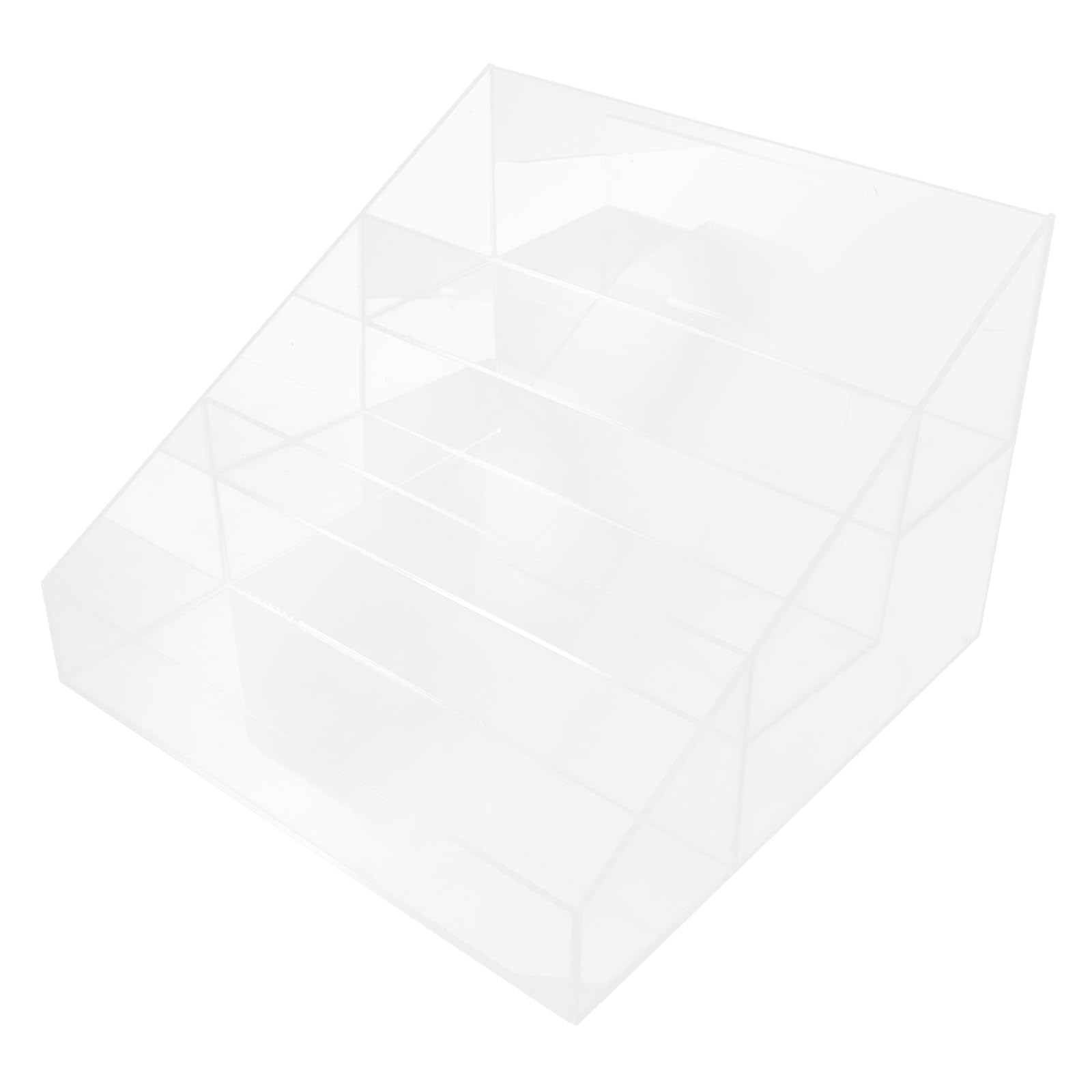 Durchsichtige 3 stöckige Aufbewahrungsbox aus Acryl für Trocknerbälle mit Schutzfunktion für Kleidung für Waschküchen und Wohnungen