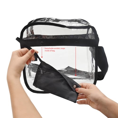 Littlearth NCAA Clear Carryall Crossbody Bag3