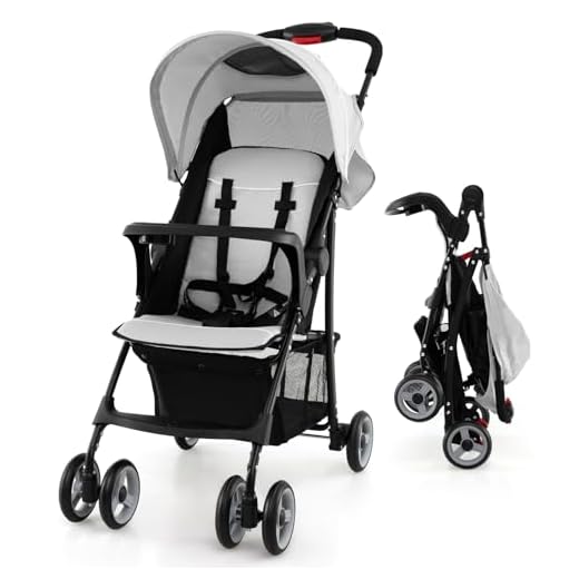 Best umbrella stroller with reclining seat Baby Joy Compact Lightweight Travel Stroller