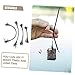 POPETPOP 100pcs Fishing Leader Wire Lines Material Quick-Connect to Lengths for Bass Carp and More for Freshwater Fishing