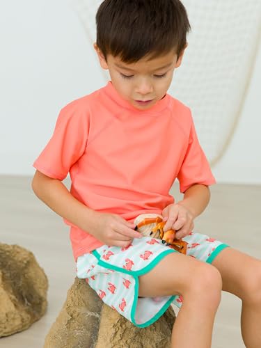 RUGGEDBUTTS® Baby/Toddler Boys Short Sleeve Rash Guard3
