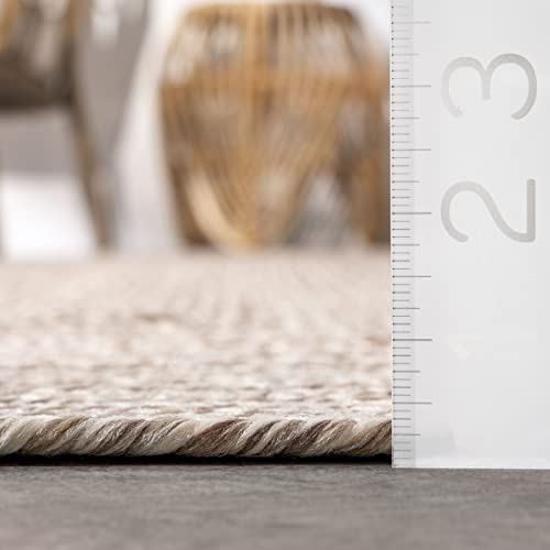 Nuloom Wynn Braided Indoor/Outdoor Runner Rug, 2' 6" X 6', Tan #TOP1