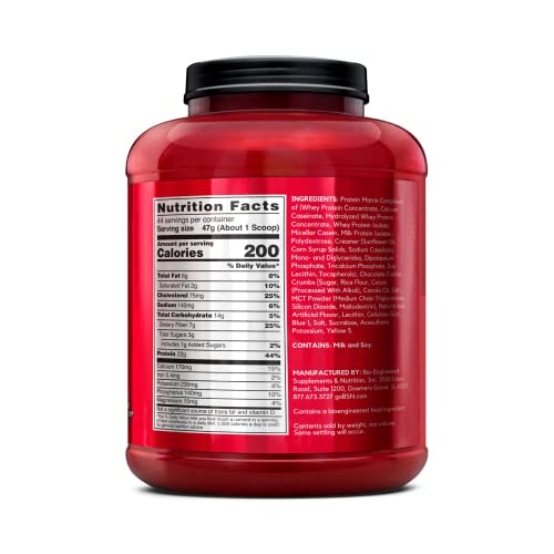 Bsn Syntha-6 Whey Protein Powder, Cold Stone Creamery- Mint Mint Chocolate Chocolate Chip Flavor, Micellar Casein, Milk Protein Isolate Powder, 44 Servings #TOP6