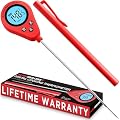 Alpha Grillers Instant Read Meat Thermometer Digital Probe for Food & Bread