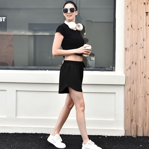 Leafigure Women's 2-Pack Running Shorts w/ Pockets - $7.14–$8.24 w/ Code + 45% Off Code ORIGINAL - image 3