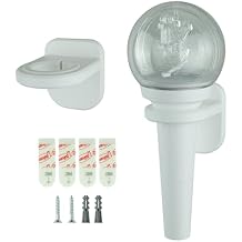matterform Lightstick Wall Mount Holder | Display Stand for K-Pop Light Stick | Wall Mounted Lightstick Holder | Adapter Included for Universal Size Compatibility | White 2 Pack