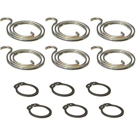 Northern DIY Door Handle Spring Repair Kit (six 2.5-Turn, 2mm Thick, 27.5mm Diameter coils Plus six circlips) Cover