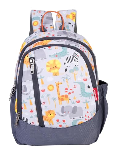 Image of COSMUS TINY TOTS ANIMO Printed School Bag 20L - 16 inches Kids Backpack ideal for Boys and Girls of Age Group 2-5 yrs | Student Casual Daypacks