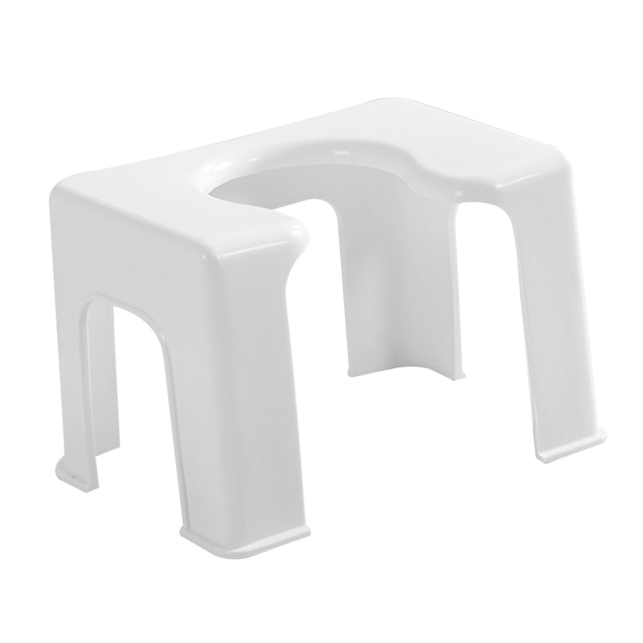 Sosoport 1Pc Creative Toilet Stool for Home Height Durable Material Non Slip Design Comfortable Bathroom Aid for Ergonomic for Toilet Use