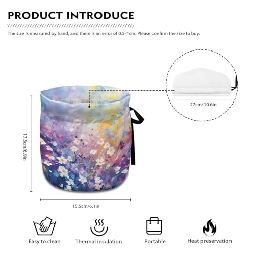 Image of Daisy Print Tea Cozies for Teapots Tea Cosy Tea Cover Keep Warm Tea Pot Dust Cover Insulated Kettle Cover for Home Kitchen Decorative Accessories
