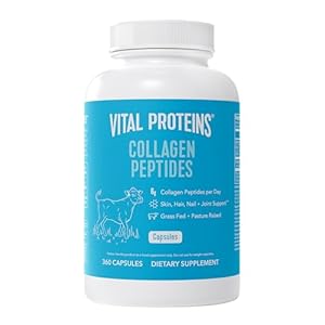 Vital Proteins Collagen Peptides Capsules for Women, Collagen Supplement 360 Capsules