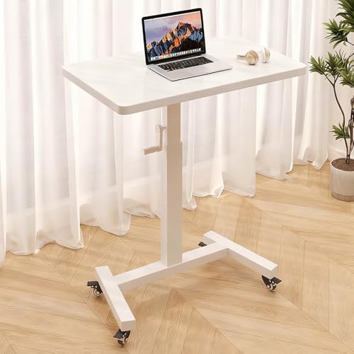 GSKDZG ړp\RfXN LX^[tTChe[u ߉\ 74cm-102cm ItBXfXN ~xbhe[u piCge[u(White+White Frame,80x40cm)